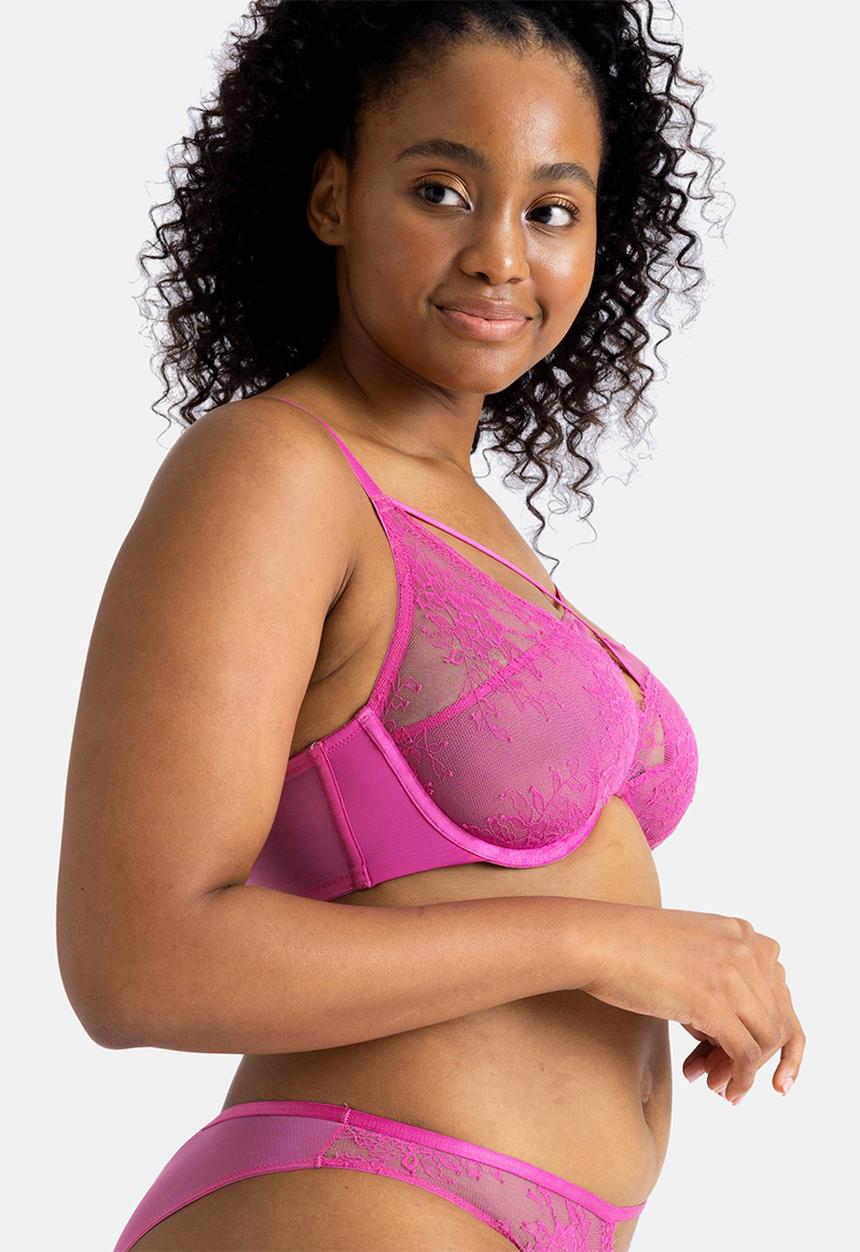 DORINA - Curvy tessa wired bra - pink