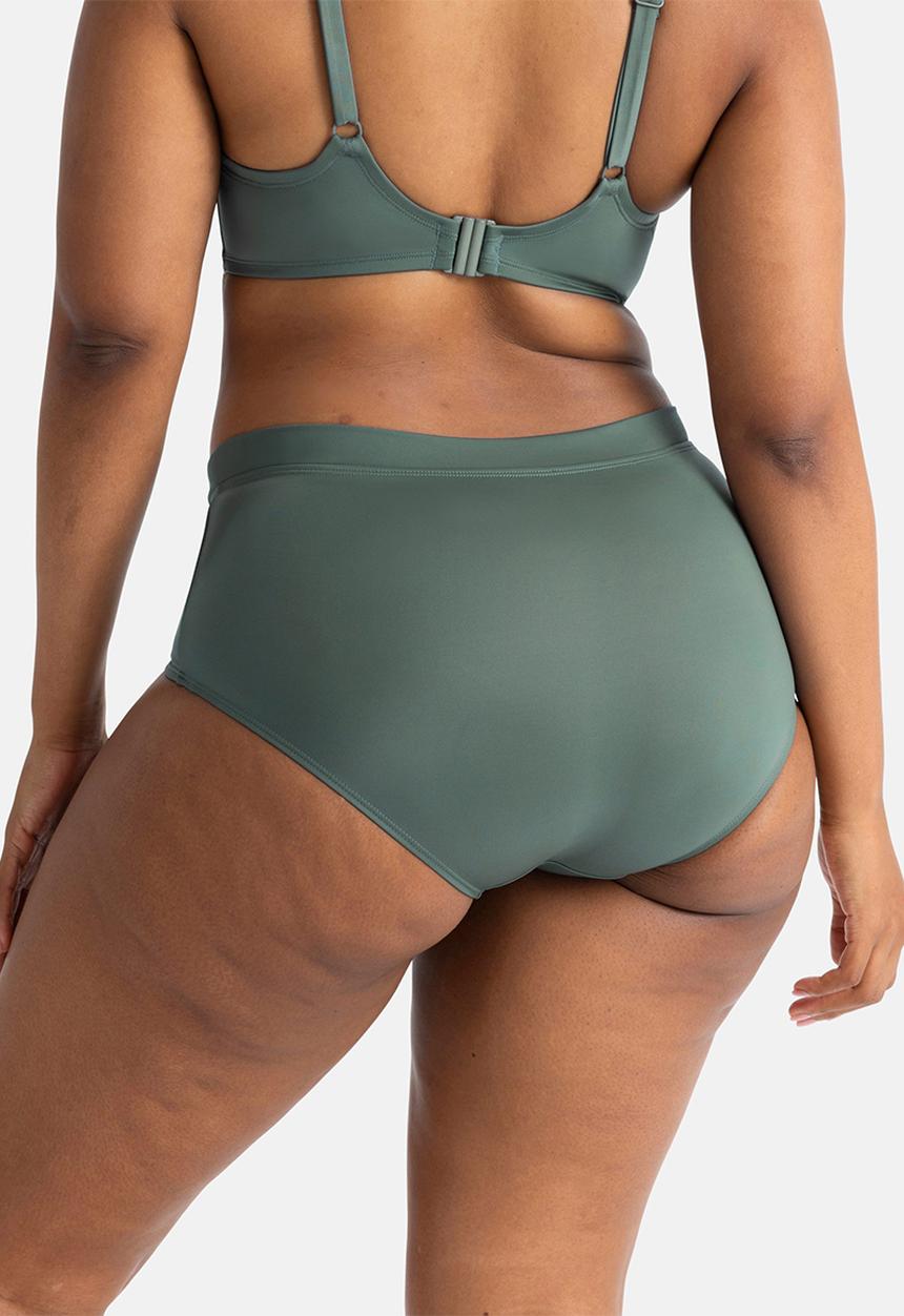DORINA - Plus Oda midi bikini bottom - green