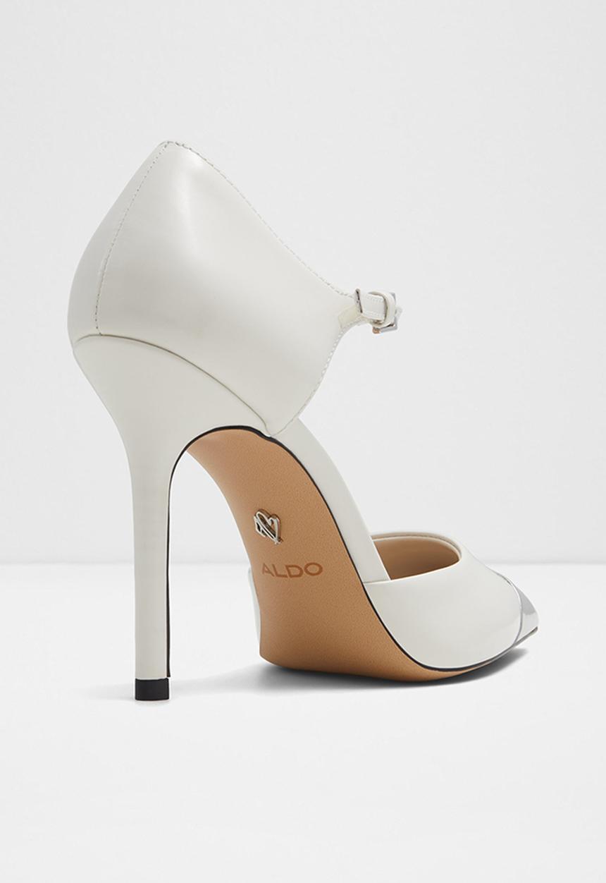ALDO - Mysha d'orsay ankle strap stiletto - white/bone