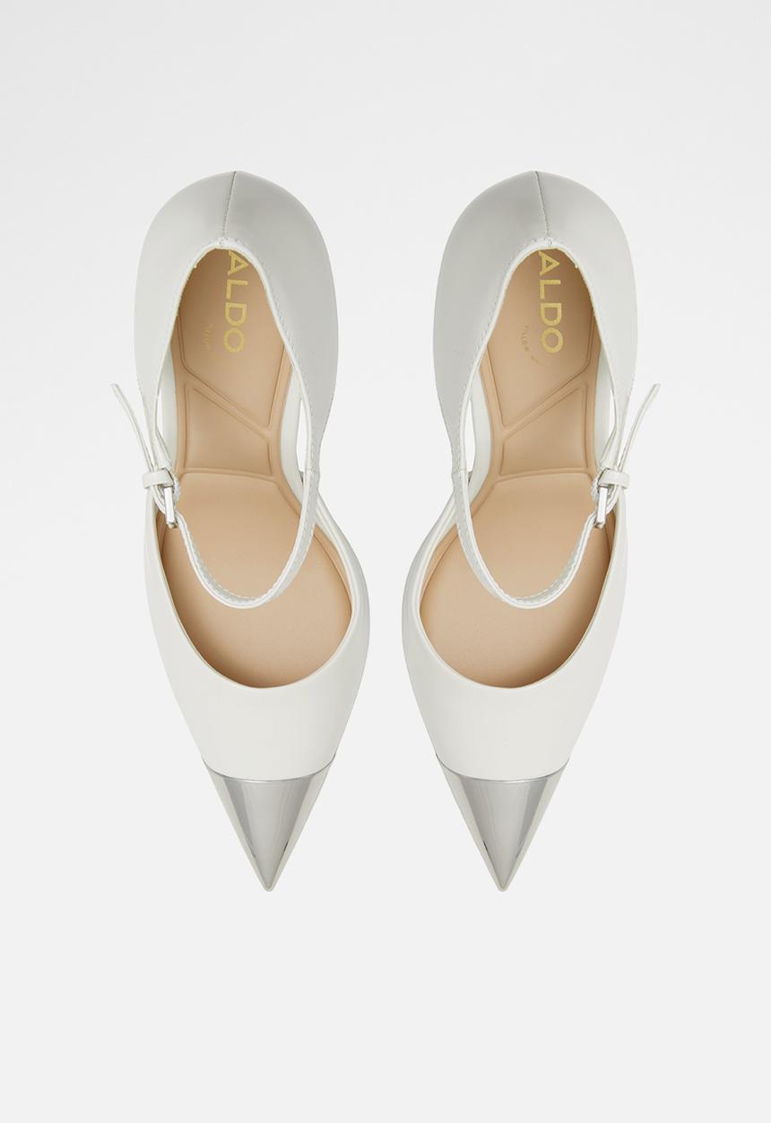 ALDO - Mysha d'orsay ankle strap stiletto - white/bone