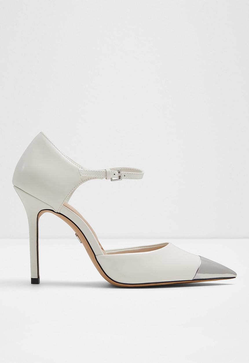 ALDO - Mysha d'orsay ankle strap stiletto - white/bone
