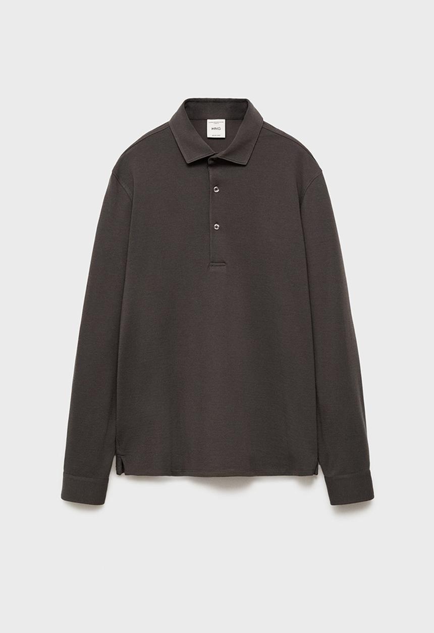 MANGO - Polo shirt barce - brown