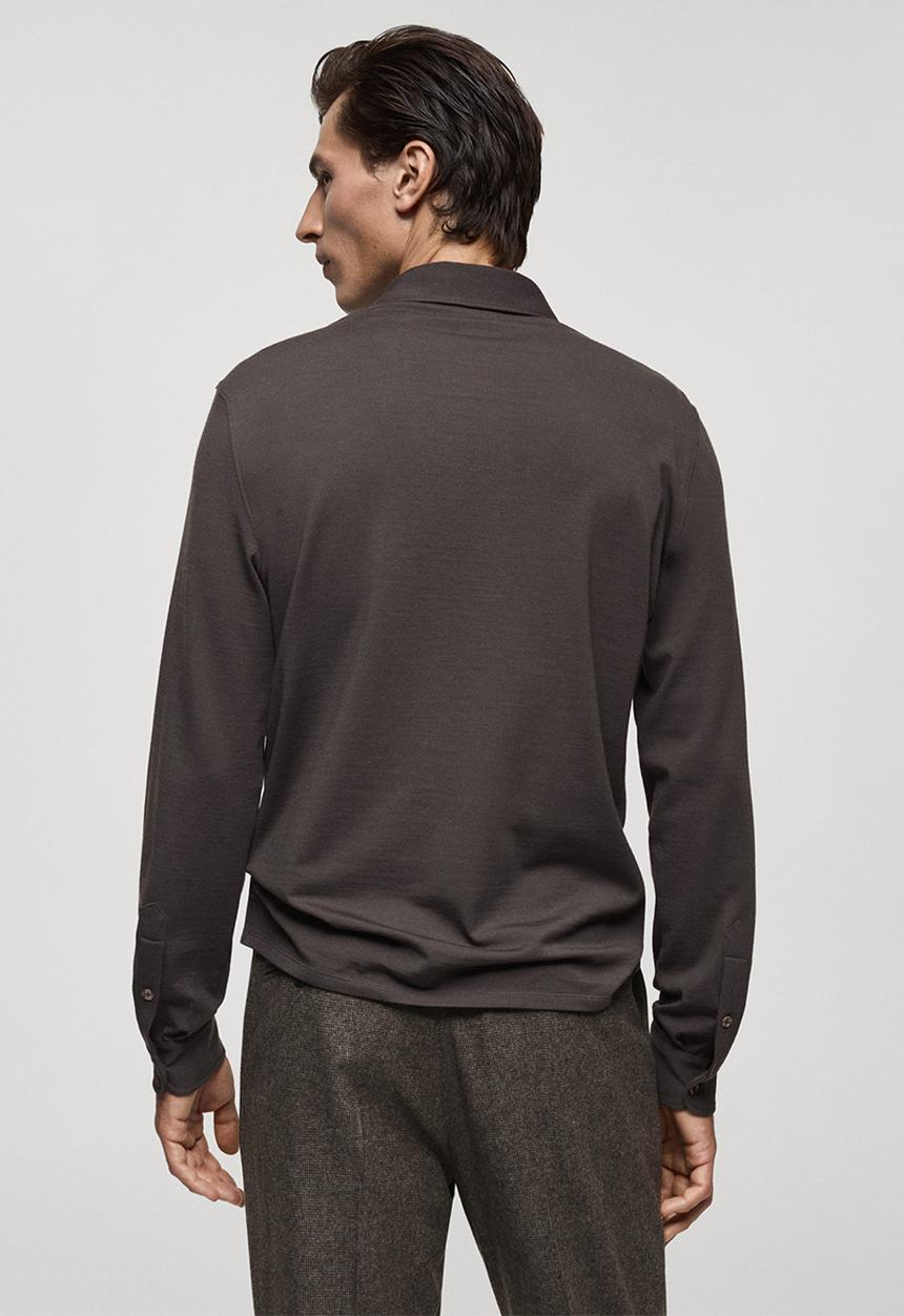 MANGO - Polo shirt barce - brown