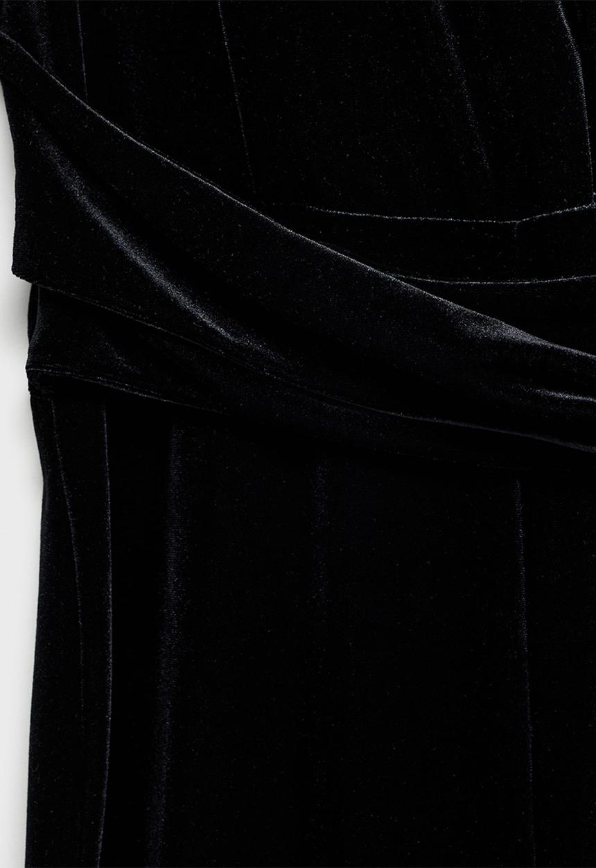 MANGO - Plus Jumpsuit Xtuxedo - Black