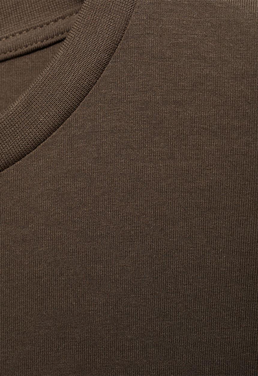 MANGO - T-shirt cherlo - dark brown