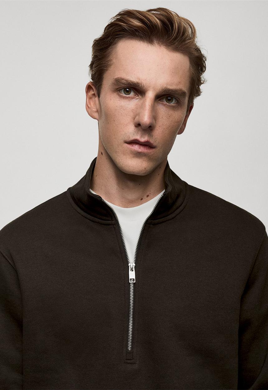 MANGO - Sweatshirt winny - dark brown