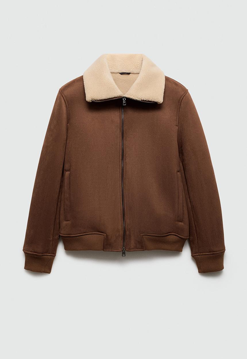 MANGO - Jacket ander - brown