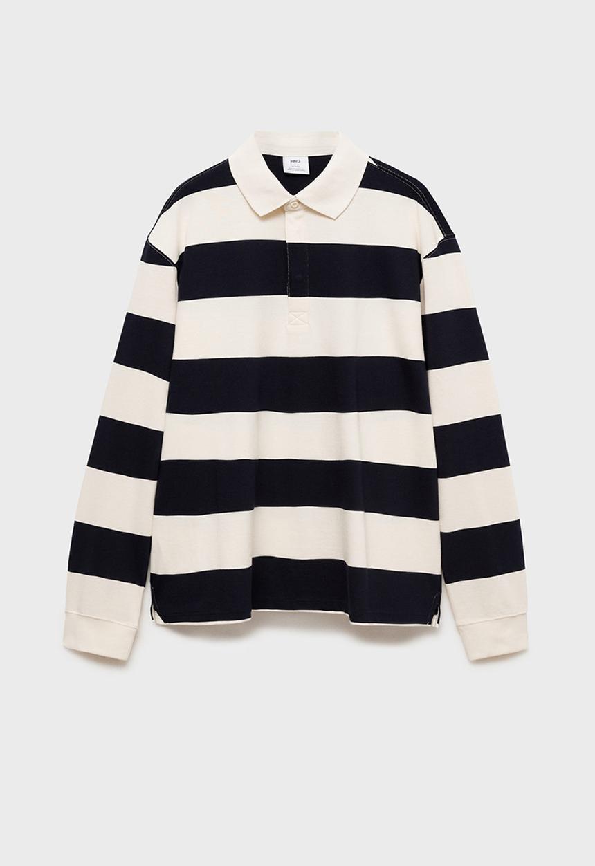 MANGO - Kodak LS Polo - navy