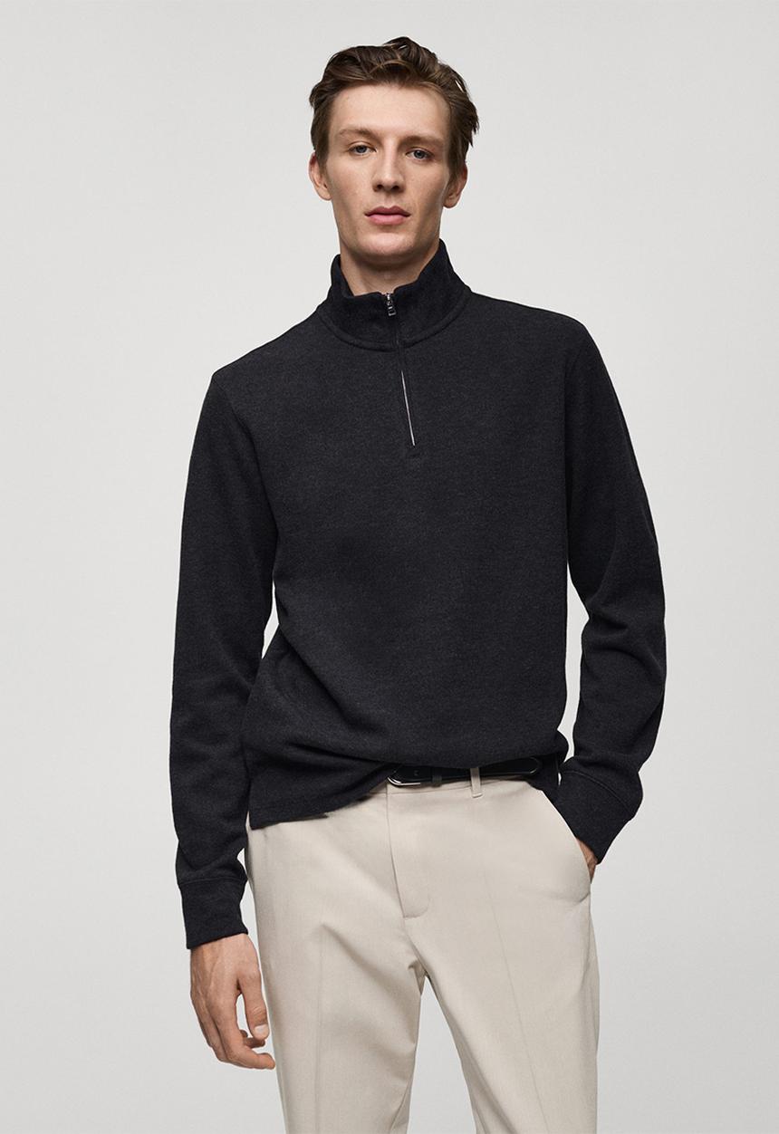 MANGO - Sweatshirt shanghai - charcoal