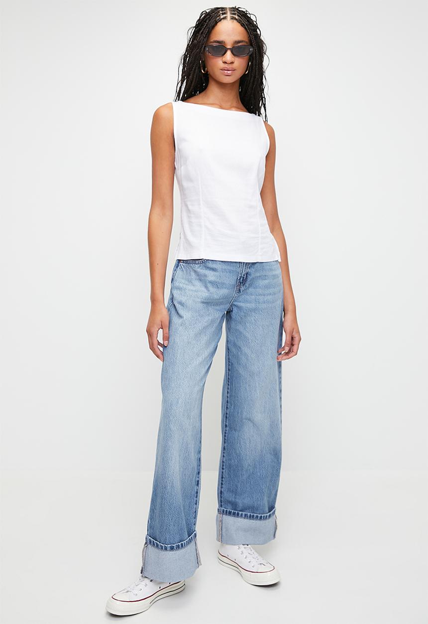 Cotton On - Loose Cuff Jean - Saltwater Blue