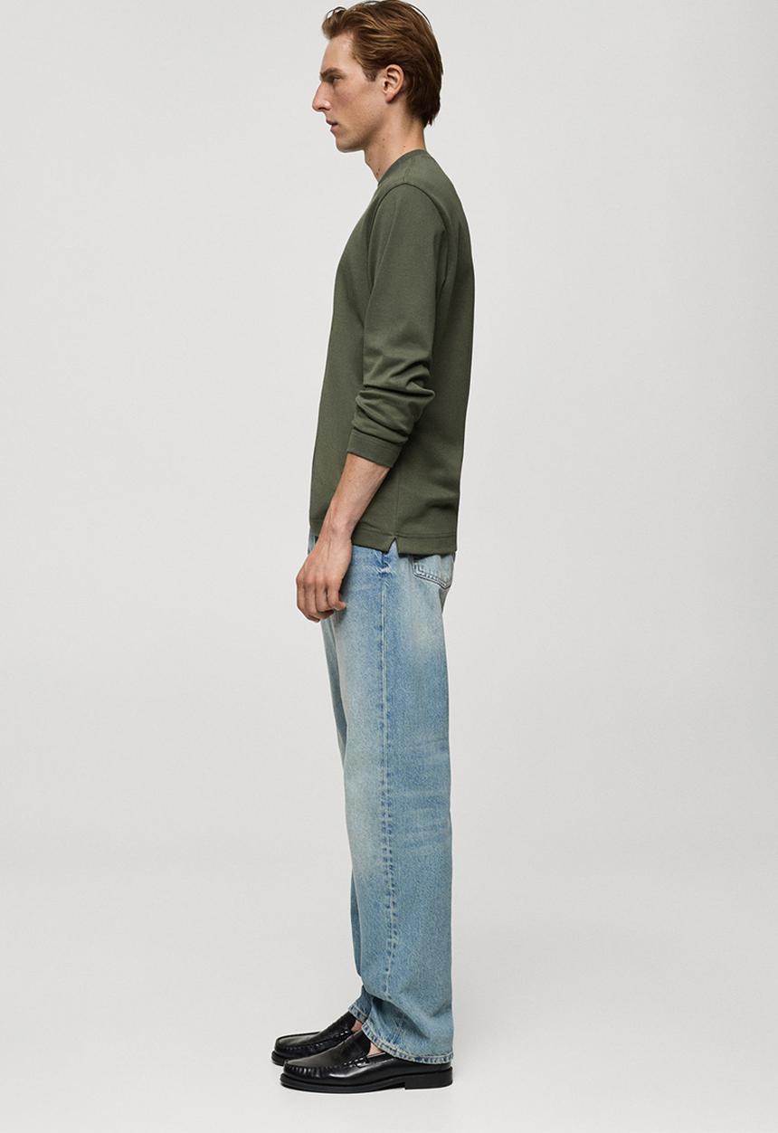 MANGO - T-shirt garet - medium green