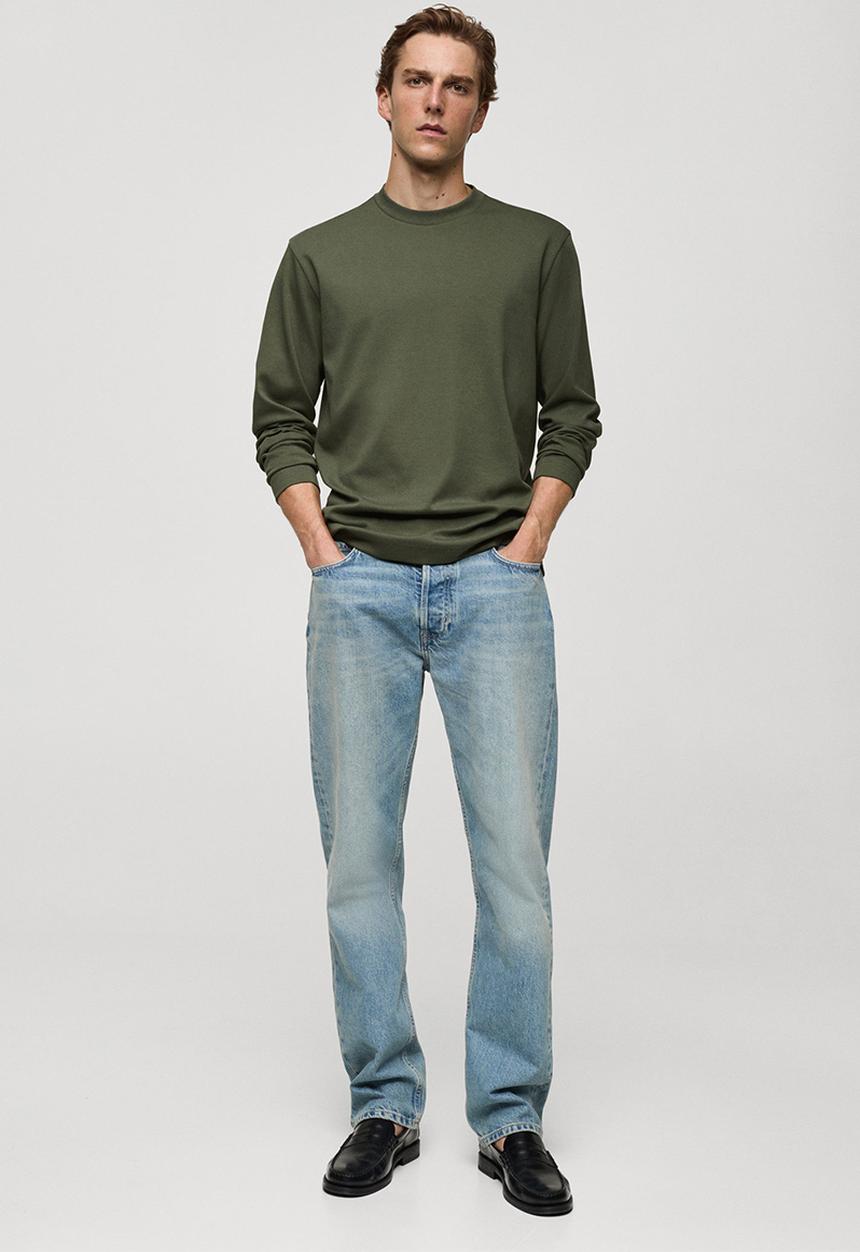MANGO - T-shirt garet - medium green