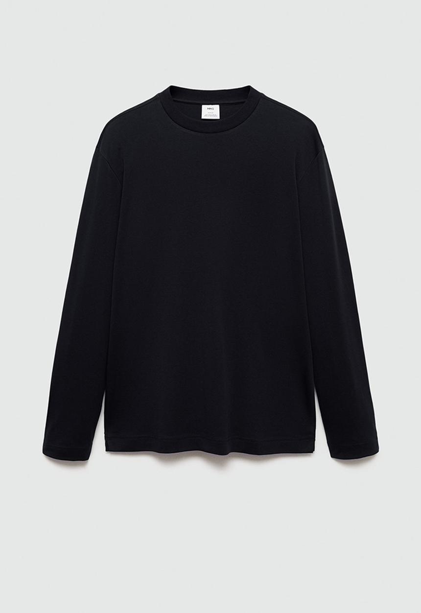 MANGO - T-shirt gareth - navy