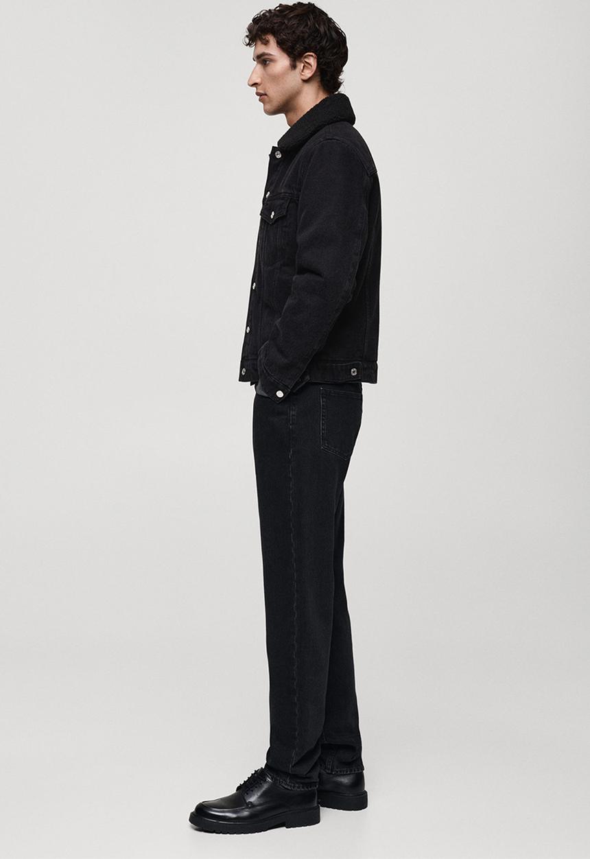 MANGO - Jacket wasp - black denim