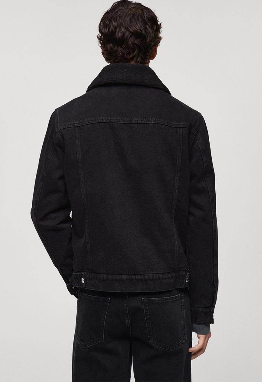 MANGO - Jacket wasp - black denim