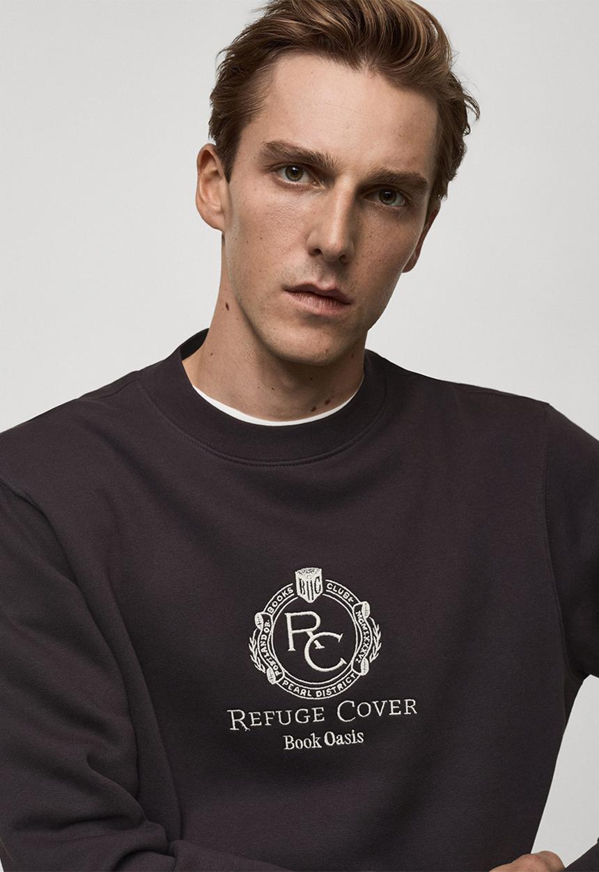MANGO - Sweatshirt refuge - medium purple