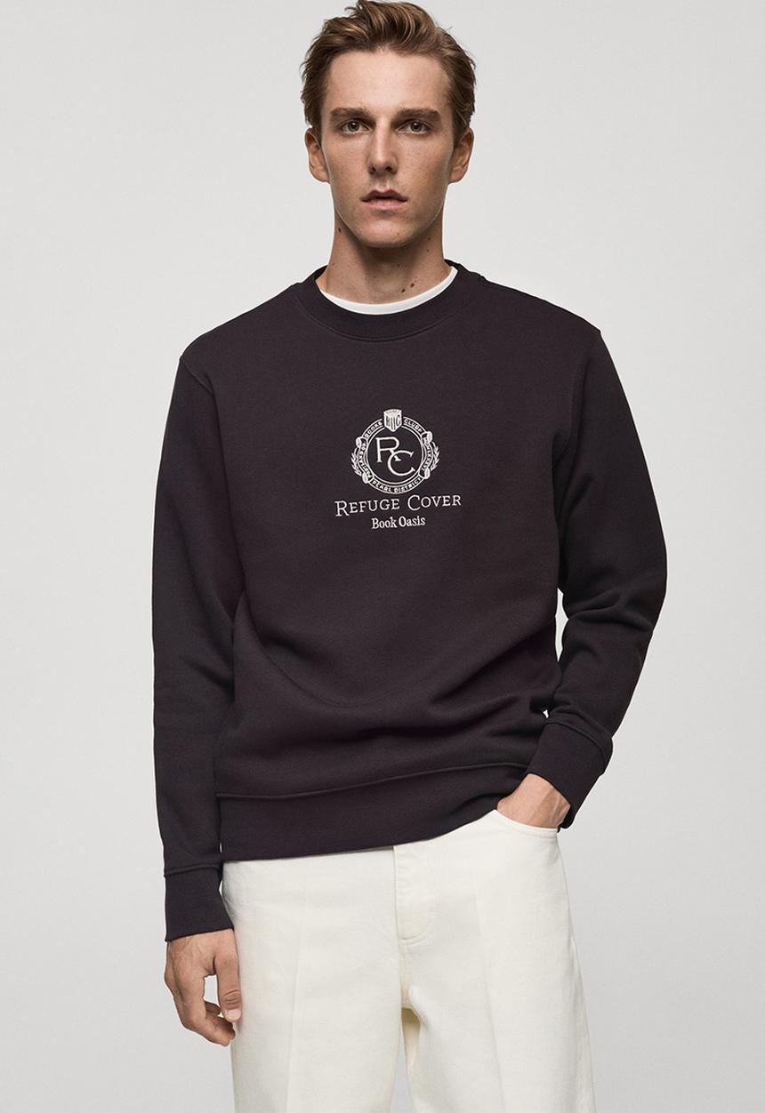 MANGO - Sweatshirt refuge - medium purple