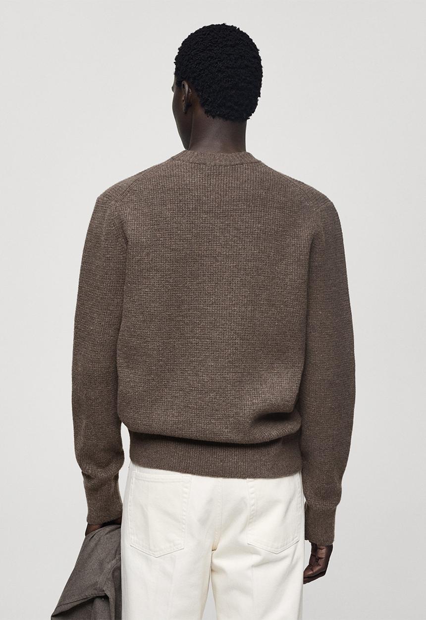 MANGO - Sweater park - brown