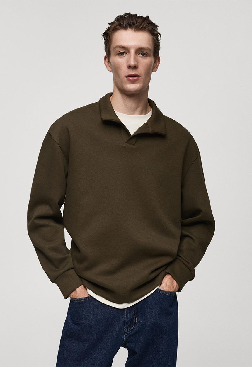 MANGO - Sweatshirt claudio - beige & khaki