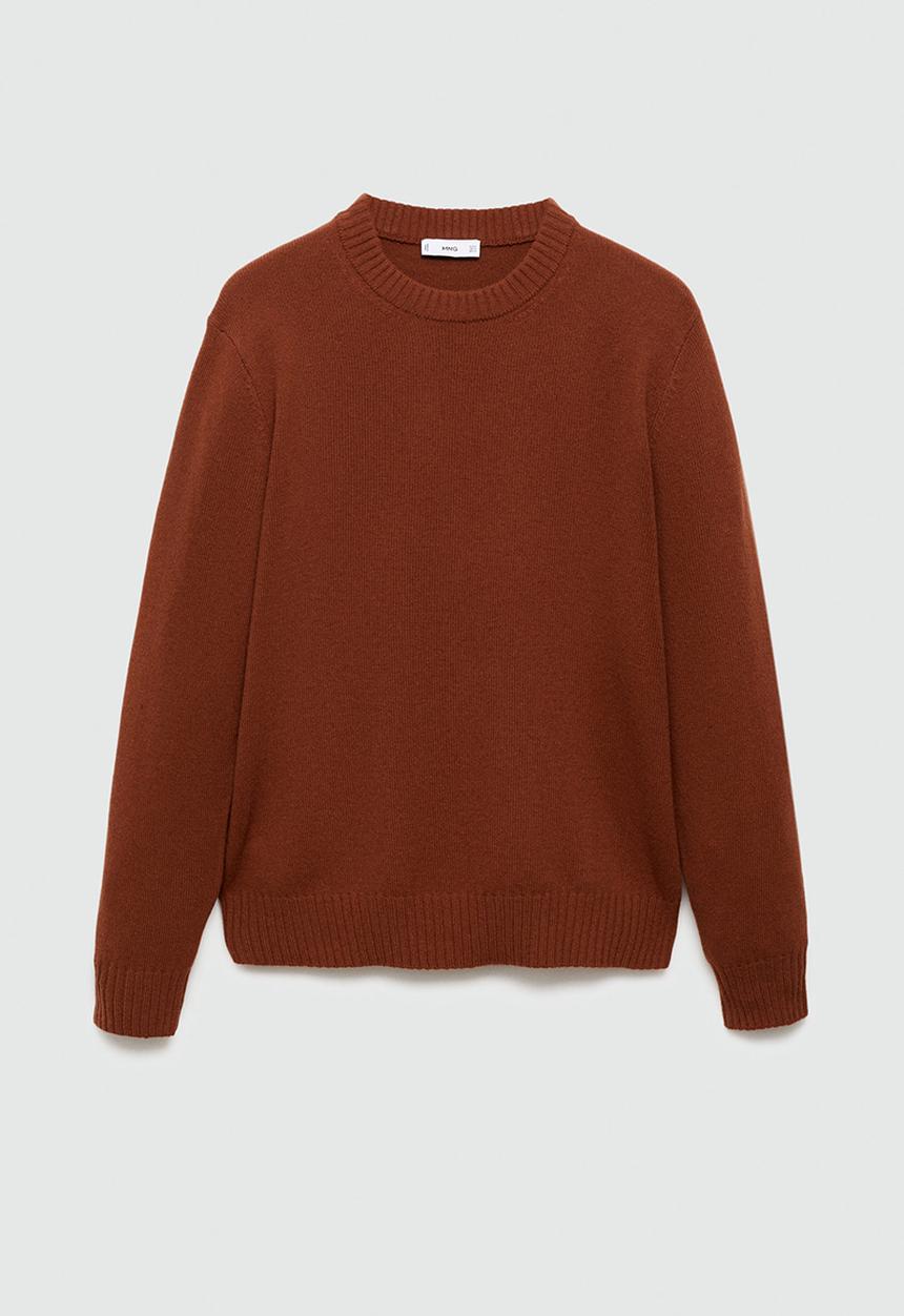 MANGO - sweater lotus - medium orange