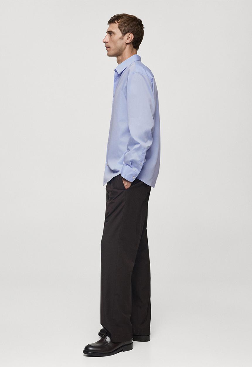 MANGO - shirt beau - light/pastel blue