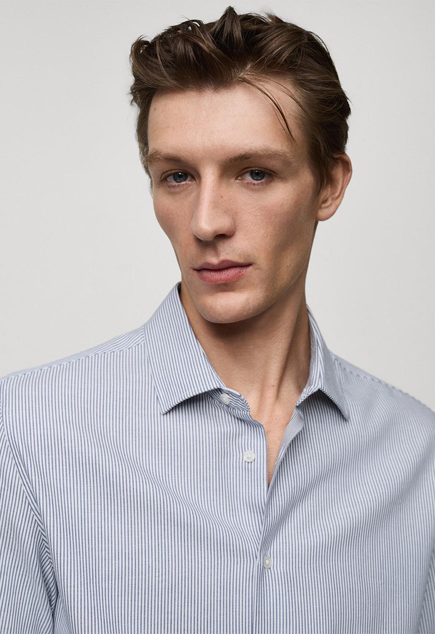 MANGO - Shirt louis - medium blue