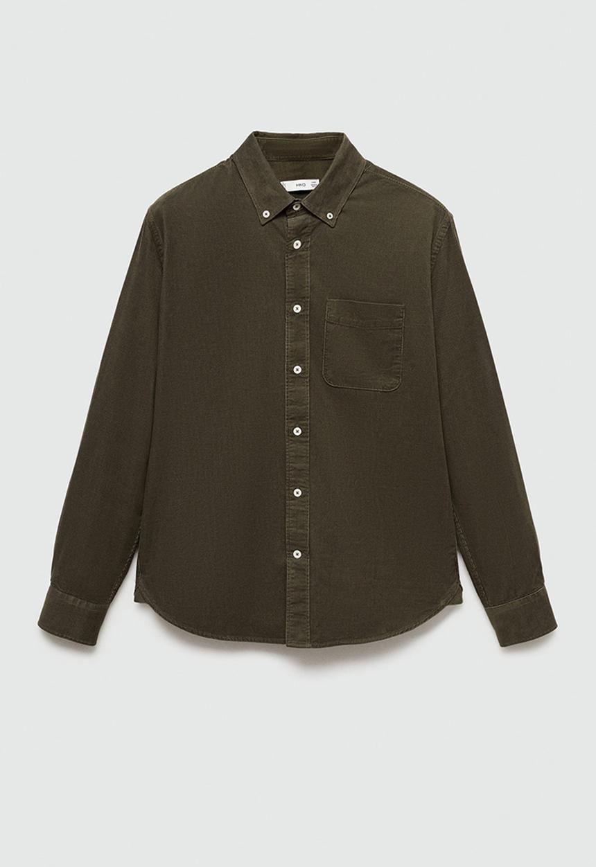 MANGO - shirt tadi - beige/khaki