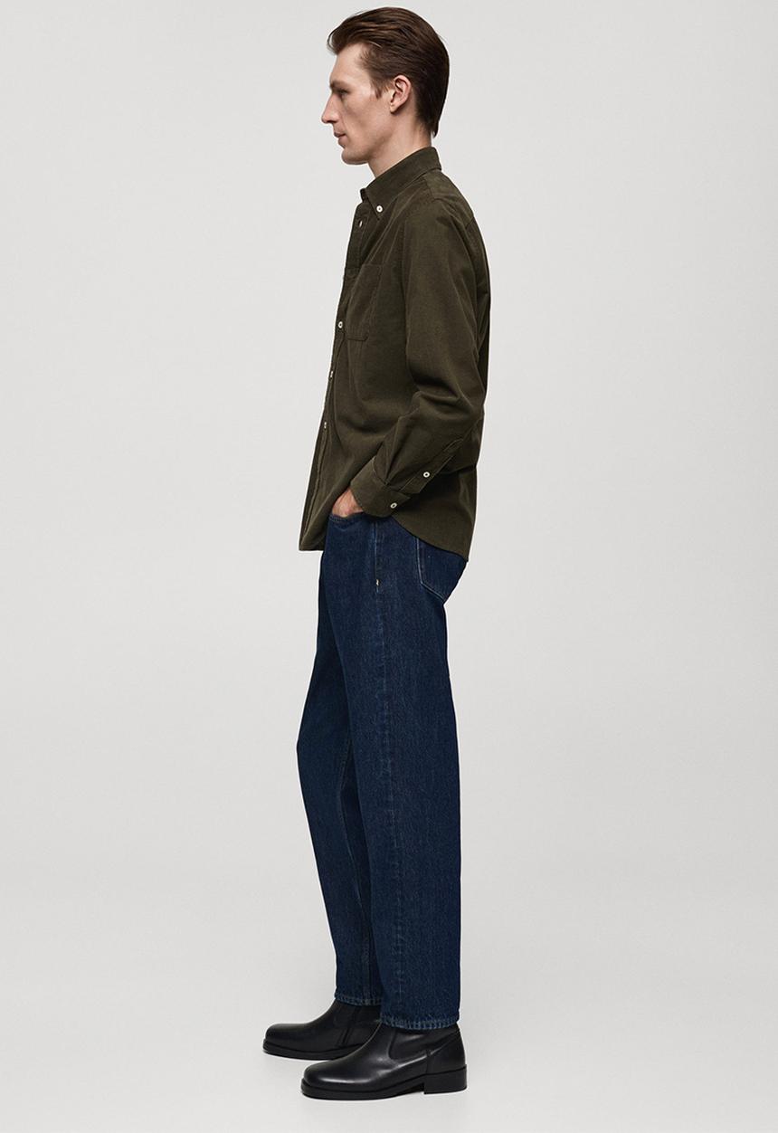MANGO - shirt tadi - beige/khaki