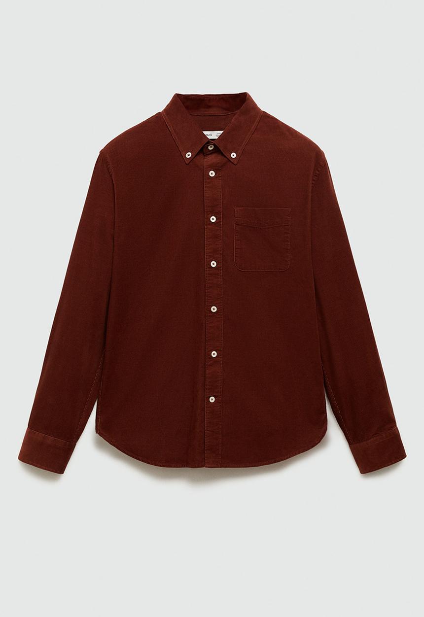 MANGO - Shirt tadi - rust/copper
