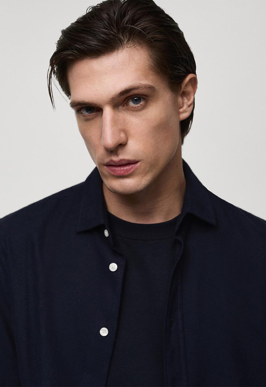 MANGO - shirt ivo - navy