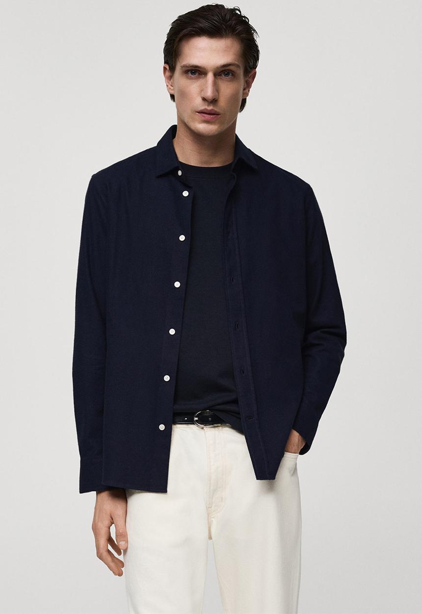 MANGO - shirt ivo - navy