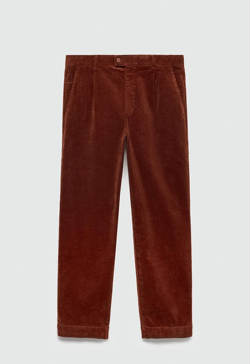 MANGO - Trousers Rascal - Rust/Copper