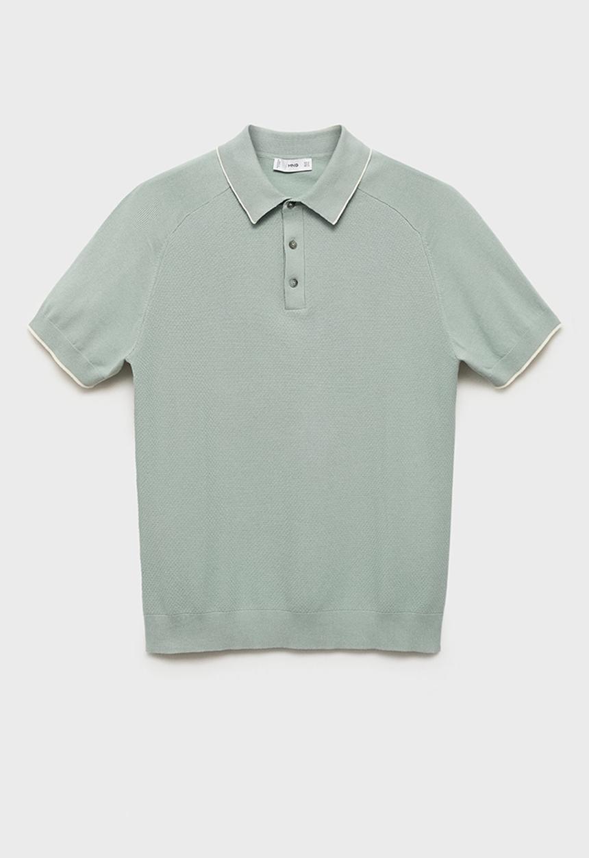 MANGO - poloshirt puroh - turquoise / aqua