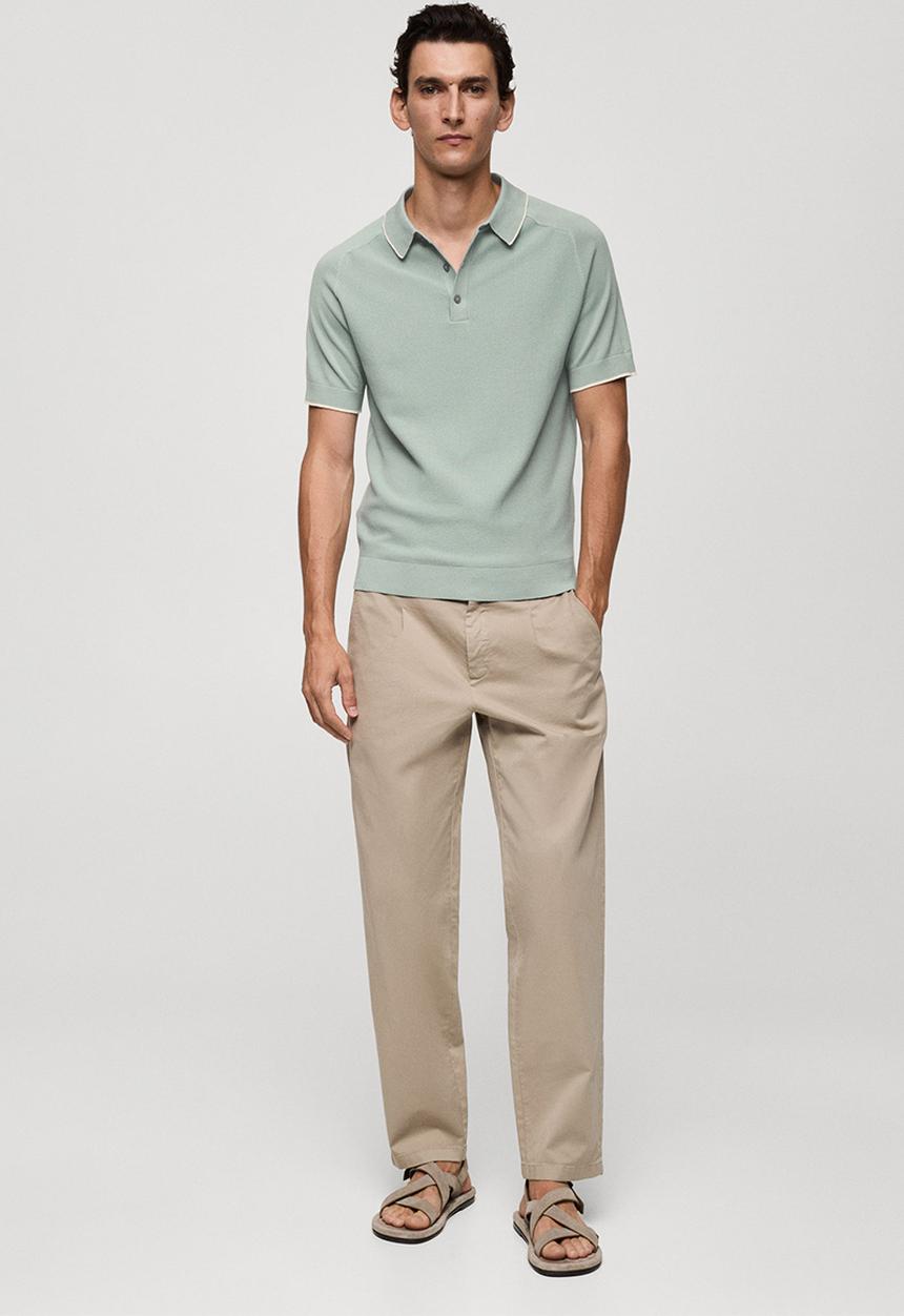 MANGO - poloshirt puroh - turquoise / aqua