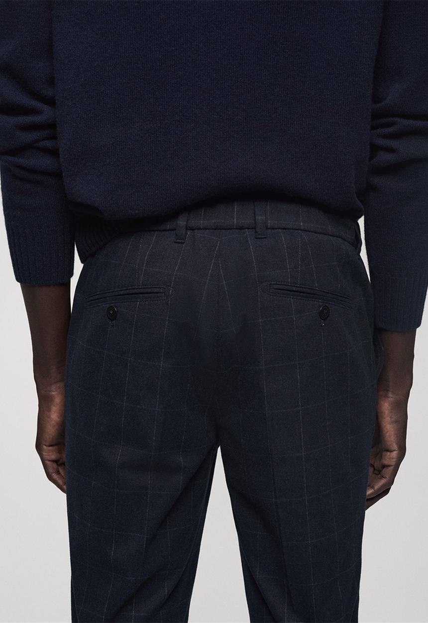 MANGO - Trousers Brest - Navy