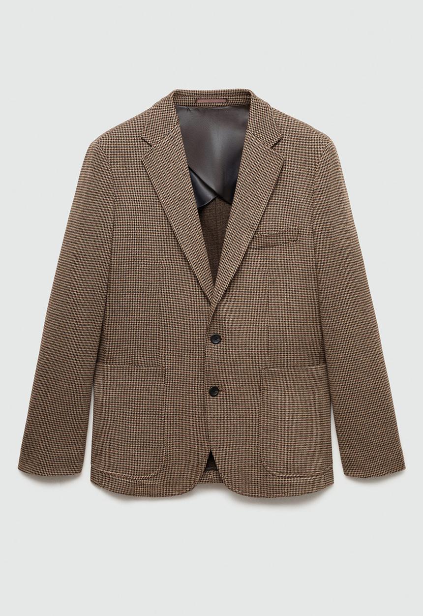 MANGO - Blazer aneto - brown