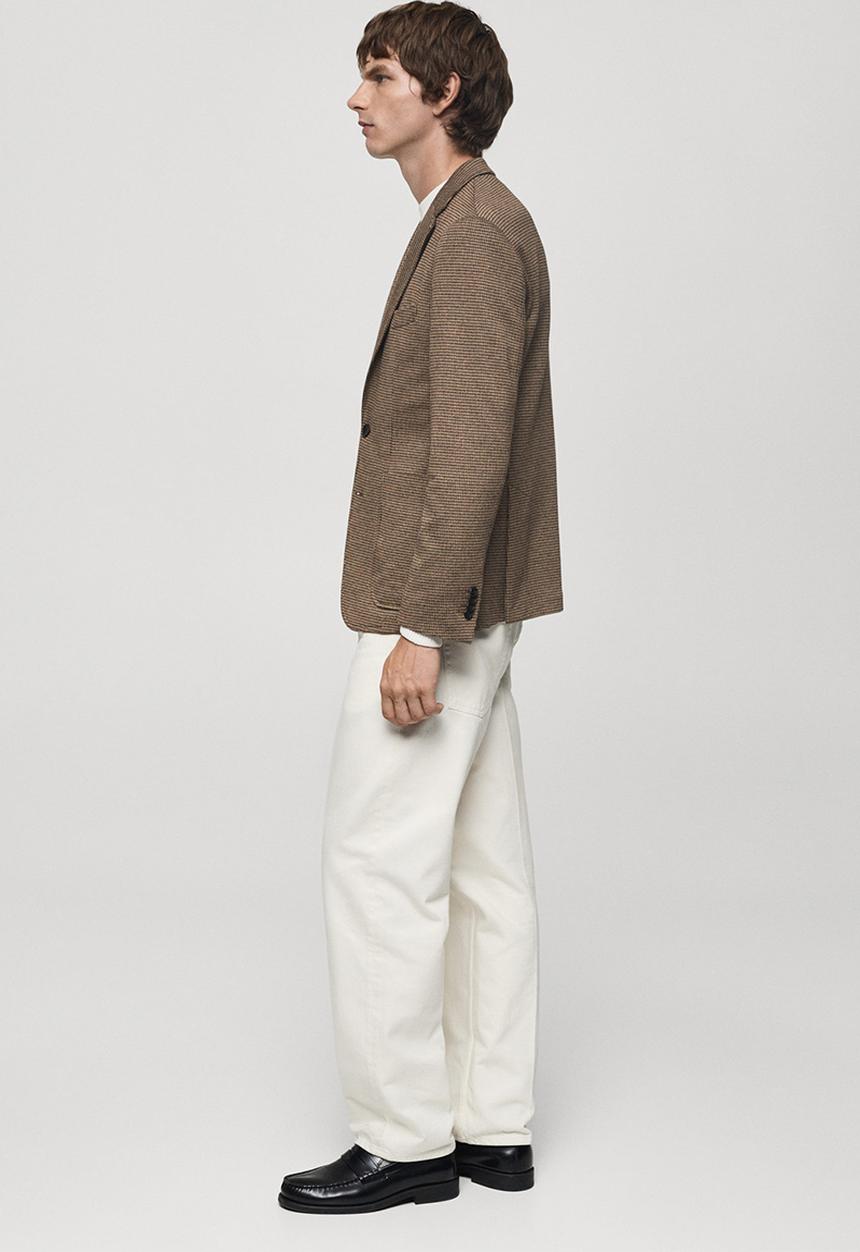 MANGO - Blazer aneto - brown