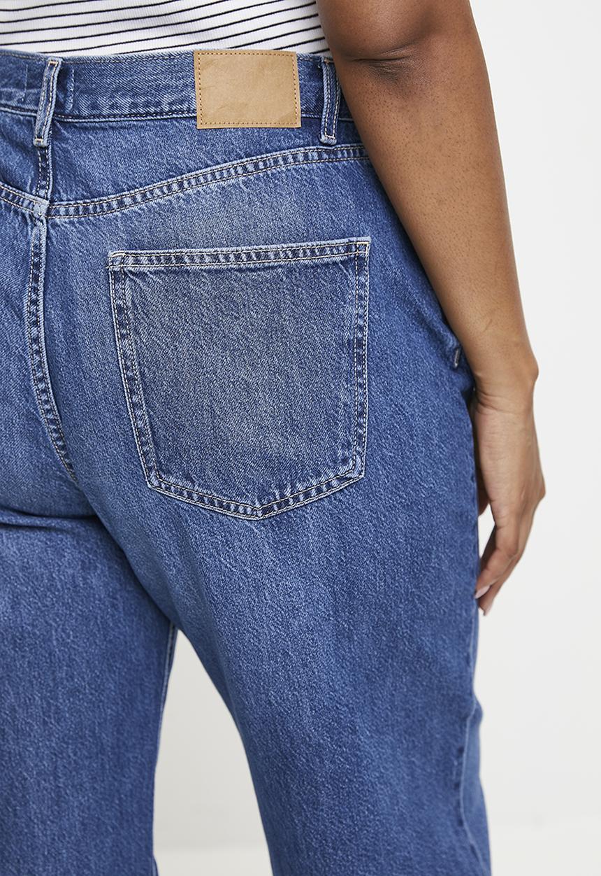 Cotton On - Plus Loose Cuff Jean - Pure Blue