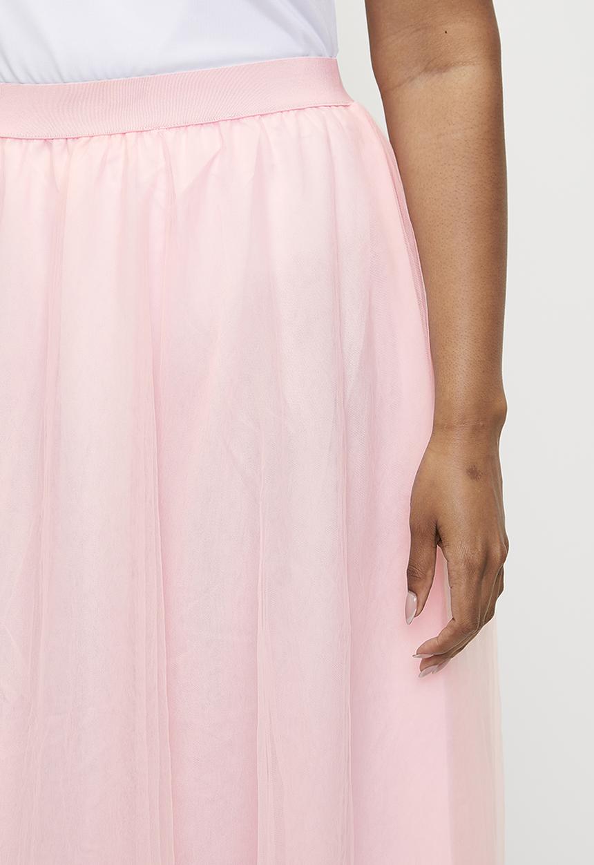 MILLA - Full tulle maxi skirt - pink1