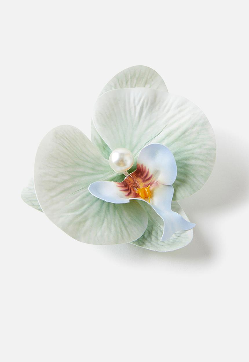 Rubi - Amelia hair clip- sage orchid
