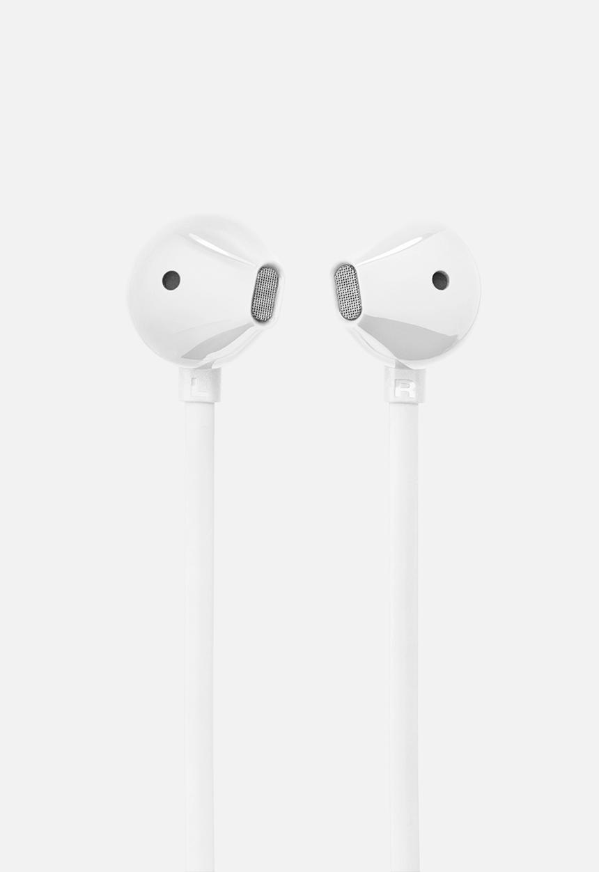 JBL - Tune 305C Wired Hi-res Earbud - White