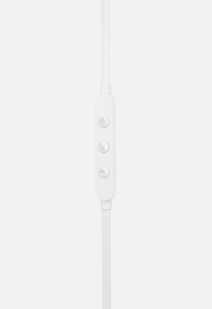 JBL - Tune 305C Wired Hi-res Earbud - White