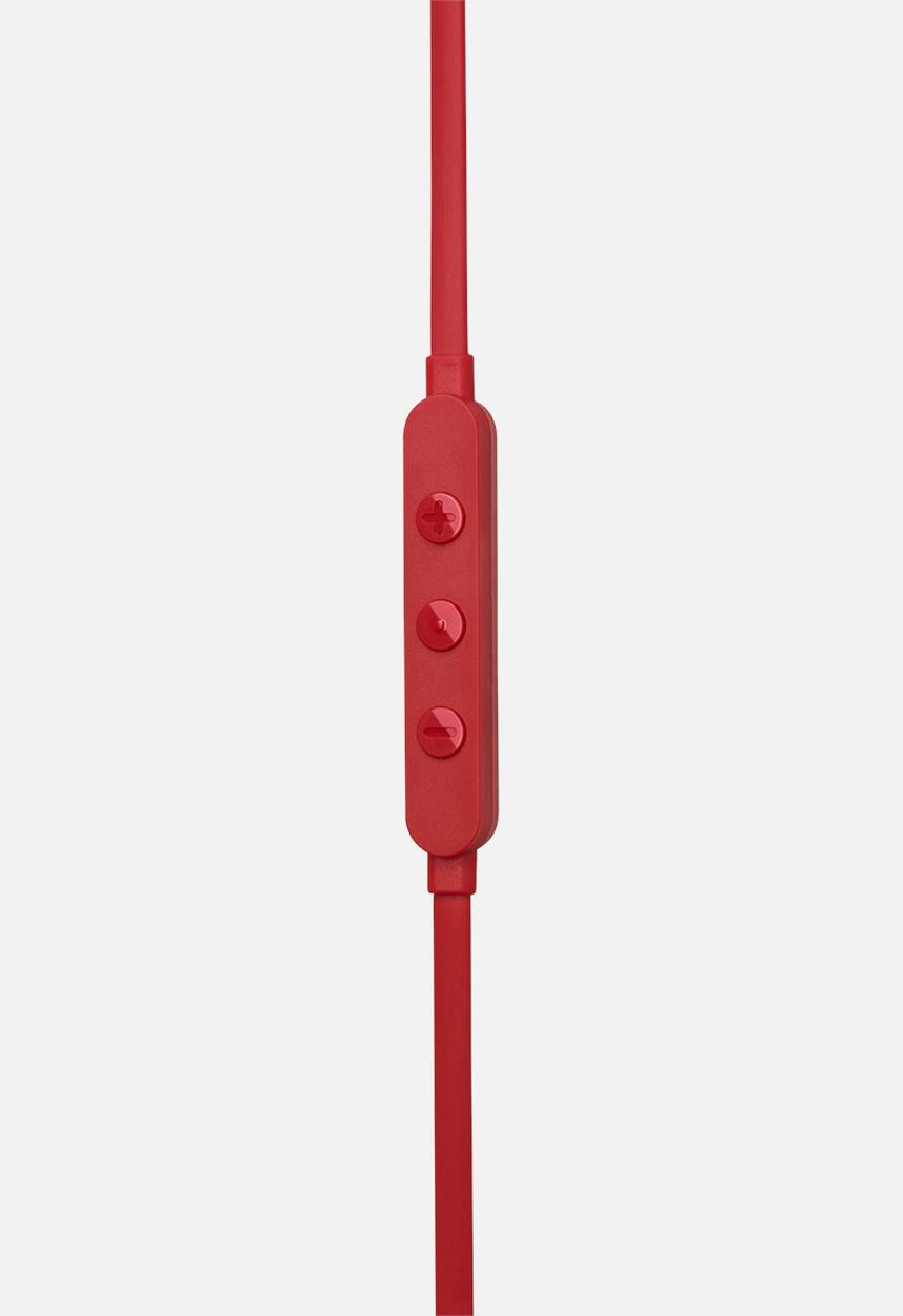 JBL - Tune 305C Wired Hi-res Earbud - Red