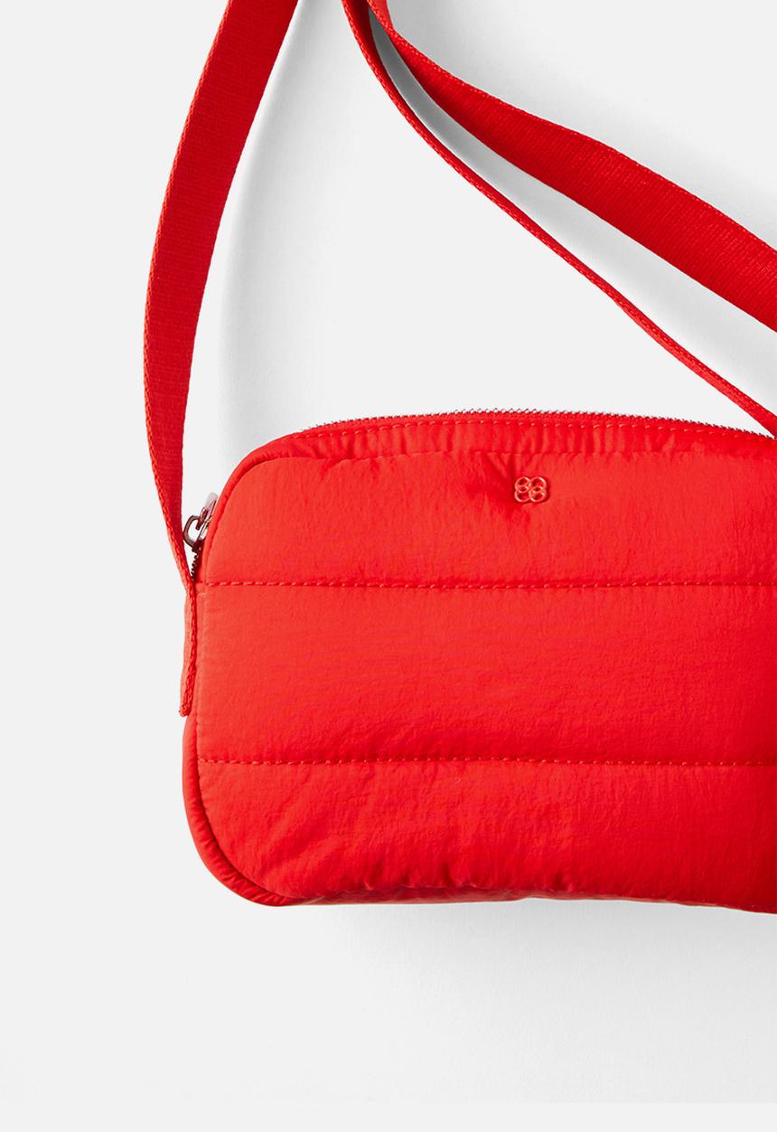 Rubi - Rylie cross body bag- racing red quilted