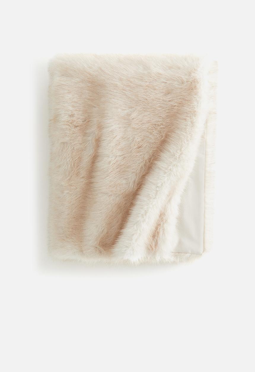 H&M - Fluffy blanket - beige