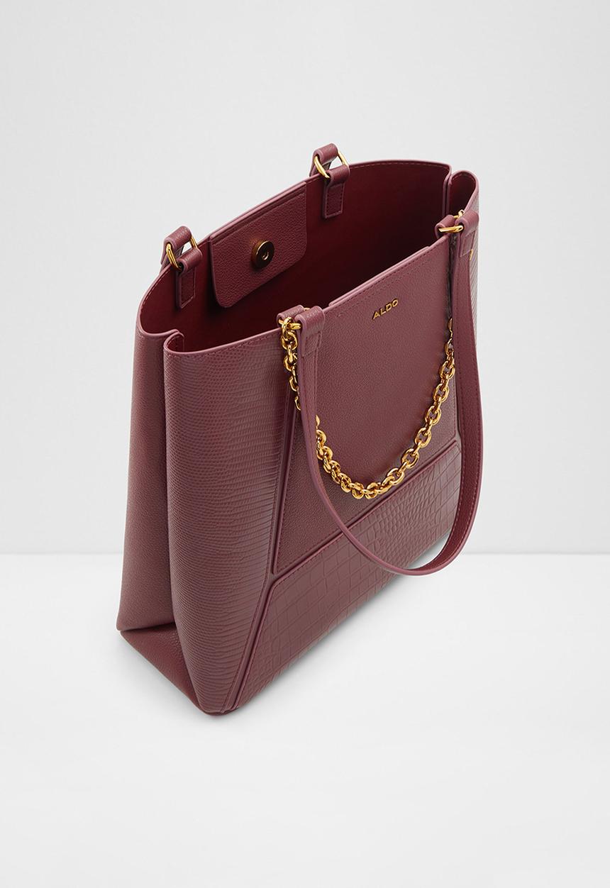 ALDO - Inaya tote bag - burgundy