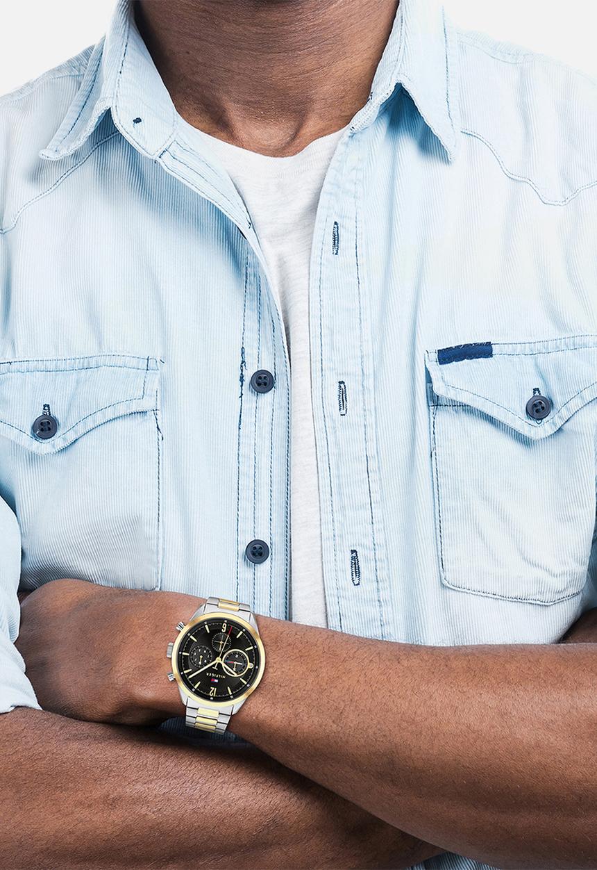 Tommy Hilfiger - Jameson leather strap - brown