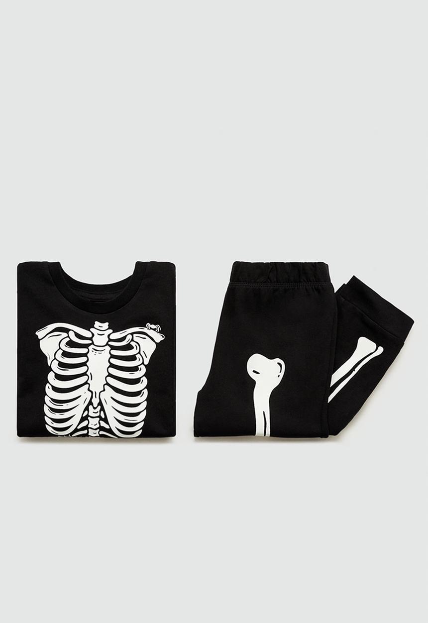 MANGO - Pyjama bonesb - black