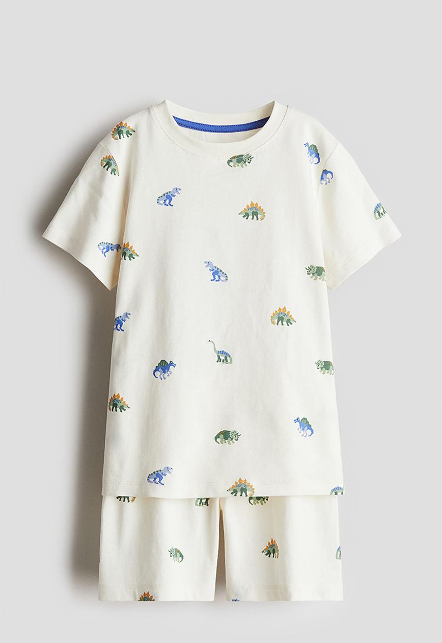 H&M - Printed cotton pyjamas - white