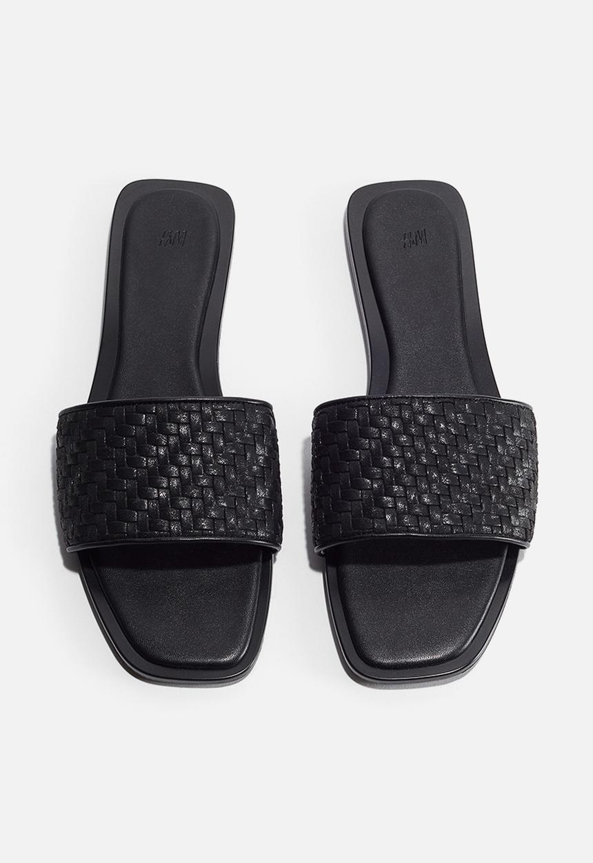 H&M - Braided sandals - black